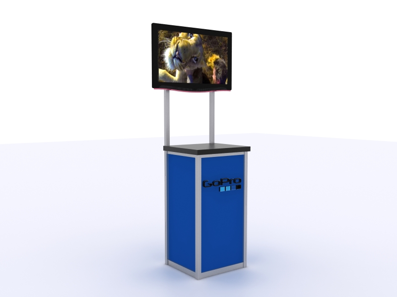 MOD-1534 Trade Show Monitor Stand -- Image 1