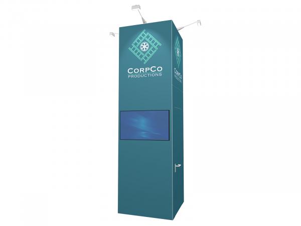 RE-1704 Rental Tower Exhibit with Optional Lights