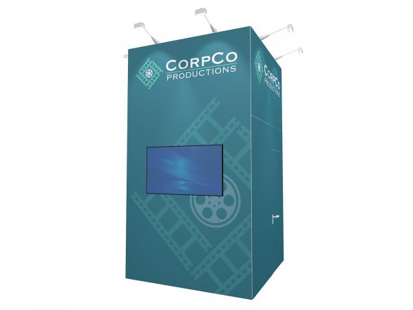 RE-1709 Rental Tower Exhibit with Optional Lights