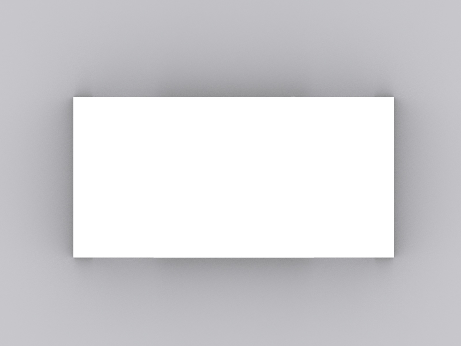 MOD-1743 Waterfall Workstation Counter -- Plan View