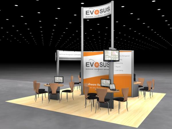 DM-0565 Trade Show Exhibit -- 20' x 20' 
Version 