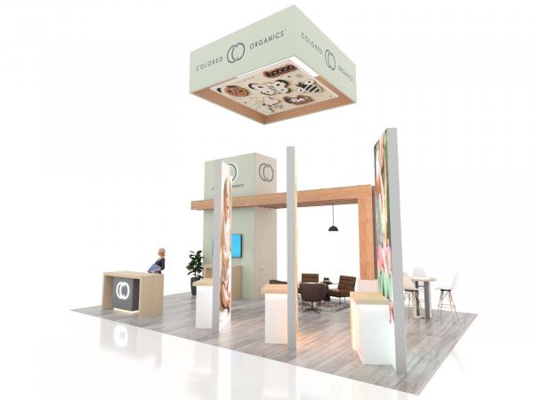 ECO-5060 Custom Sustainable Trade Show Exhibit -- View 3