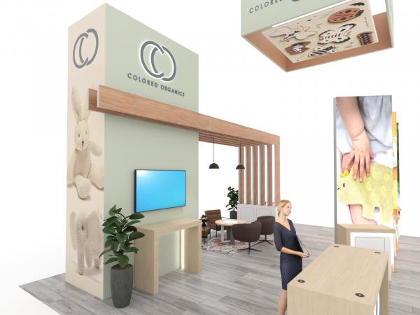 ECO-5060 Custom Sustainable Trade Show Exhibit -- View 8