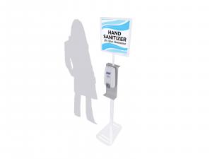 REG-907 Hand Sanitizer Stand w/ Graphic