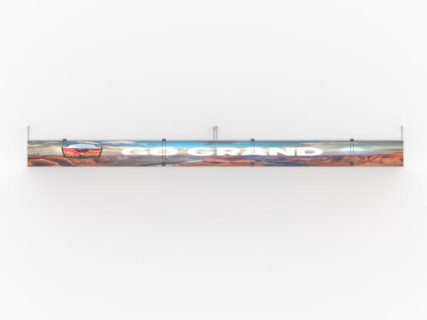 RE-2200 The Bigger One Portable Trade Show Display -- Plan View